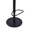 Armen Living Zuma Adjustable Swivel Metal Barstool in Vintage Coffee Faux Leather and Black Metal Finish LCZUBAVCBL - alternate 5